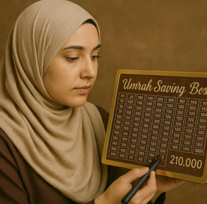 Umrah Saving Box Save- 210,000 For Umrah
