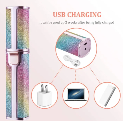 2-in-1 Rechargeable Hair Remover & Eyebrow Trimmer for Women