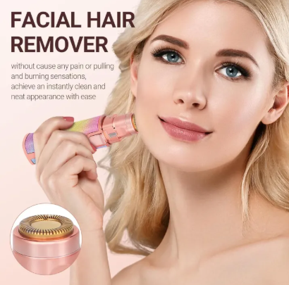2-in-1 Rechargeable Hair Remover & Eyebrow Trimmer for Women